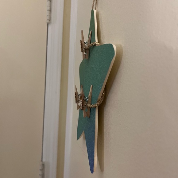 HANDCRAFTED | Original Green and Blue Gradient Shining Star Memo Board - Picture 5 of 5